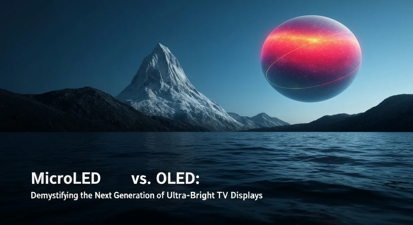 MicroLED vs. OLED: Demystifying the Next Generation of Ultra-Bright TV Displays