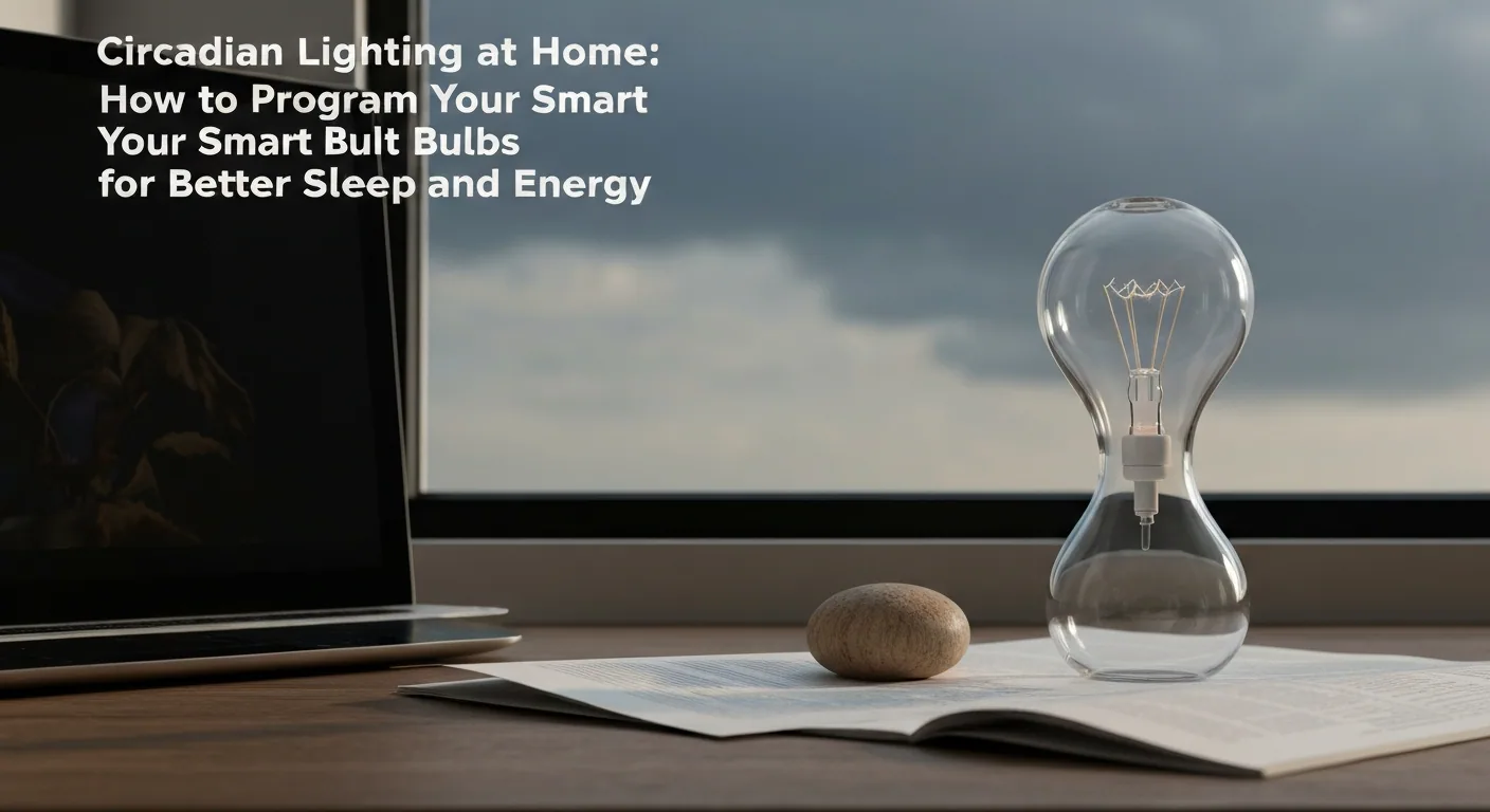 Circadian Lighting at Home: How to Program Your Smart Bulbs for Better Sleep and Energy