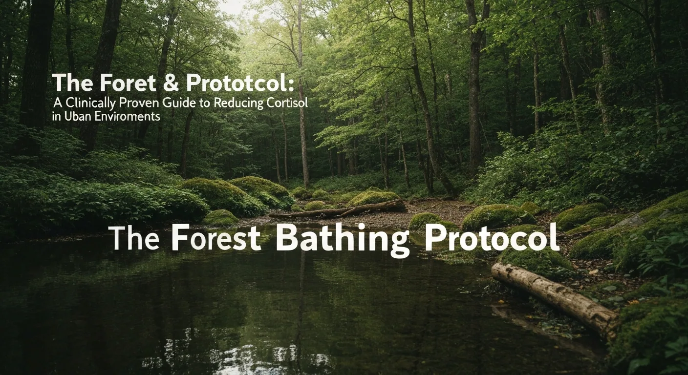 The Forest Bathing Protocol: A Clinically Proven Guide to Reducing Cortisol in Urban Environments